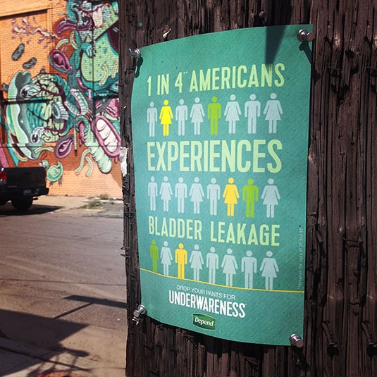 Underwareness campaign social graphic