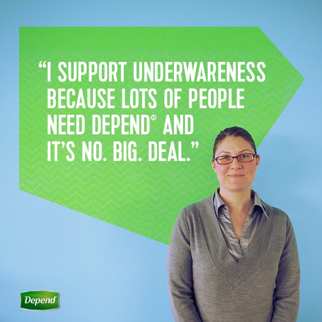 Underwareness campaign social graphic