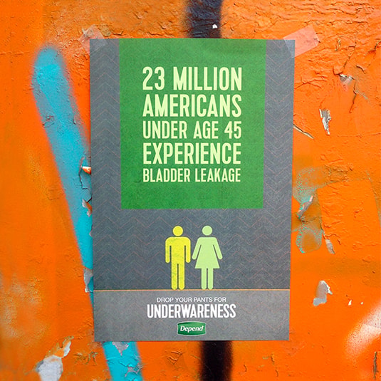 Underwareness campaign social graphic