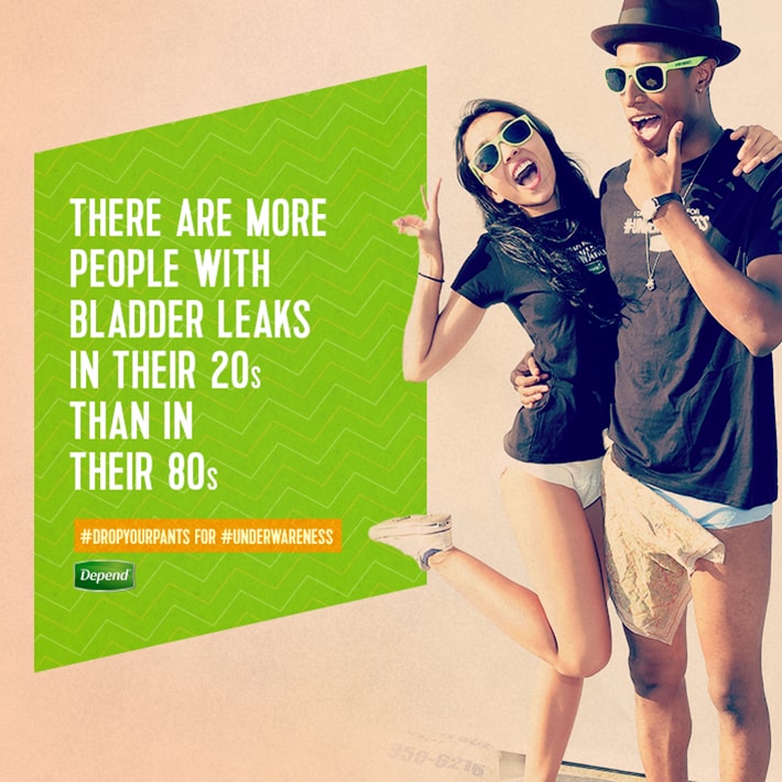 Underwareness campaign social graphic