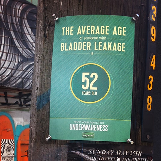 Underwareness campaign social graphic